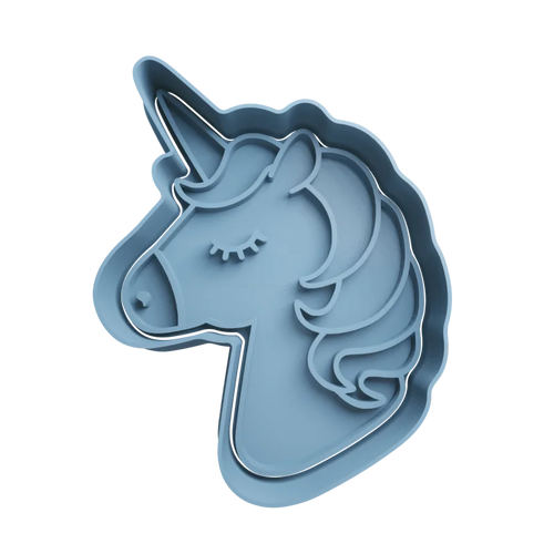 Emporte-pièce tête de licorne mignonne