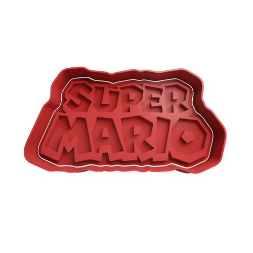 Emporte-pièce en forme de logo super mario
