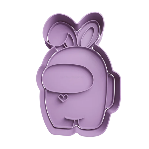 Emporte-pièce lapin parmi nous