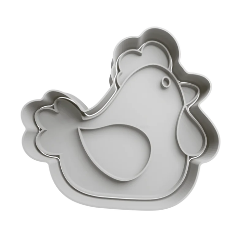 Emporte-pièce en forme de poulet