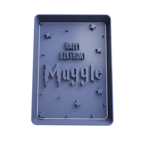 Emporte-pièce joyeux anniversaire muggle