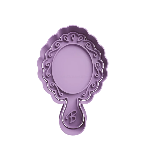 Emporte-pièce barbie miroir à main