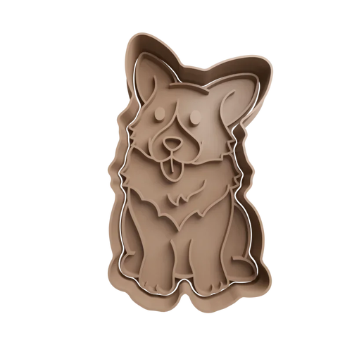 Emporte-pièce en forme de chien corgi