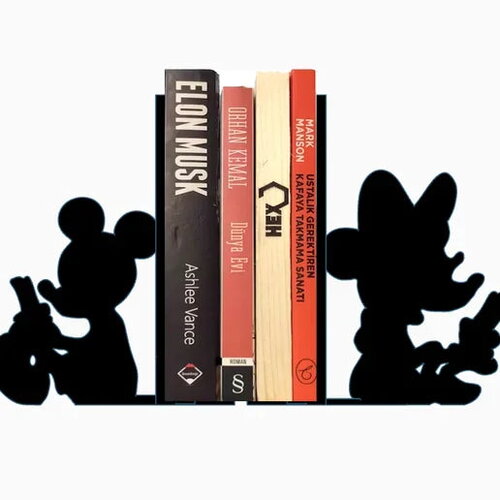 Serre-livres mickey et minnie