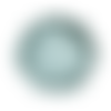 Emporte-pièce en forme de cercle avec des feuilles de feuillage