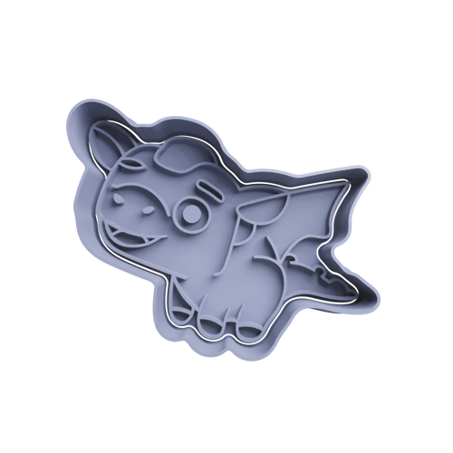 Emporte-pièce bébé dragon âne
