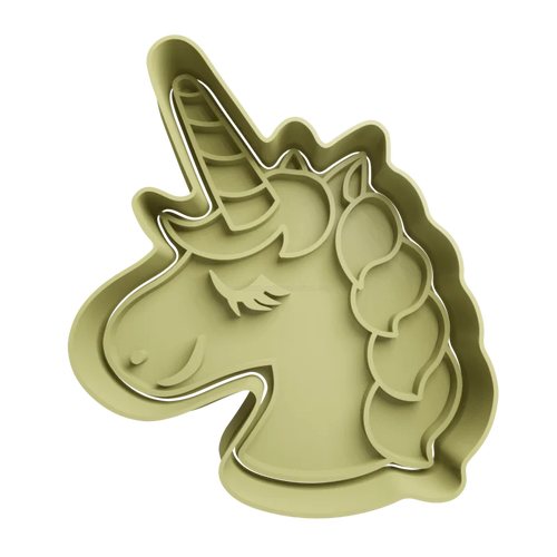 Emporte-pièce tête de licorne mignonne
