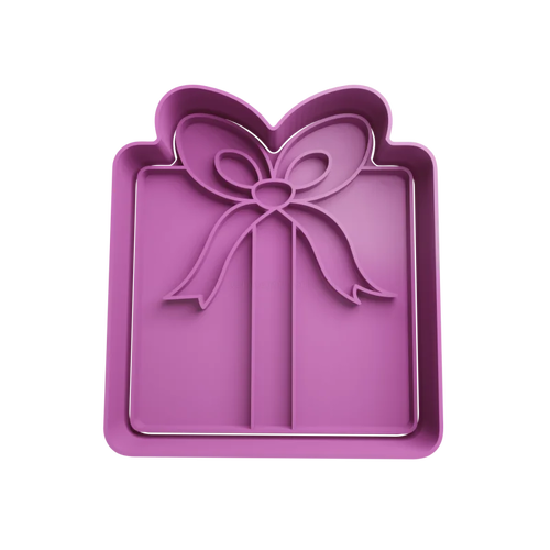 Emporte-pièce en forme de boîte cadeau