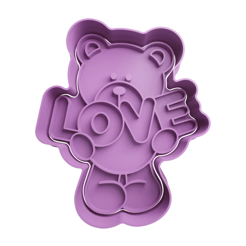 Emporte-pièce en forme d'ours en peluche