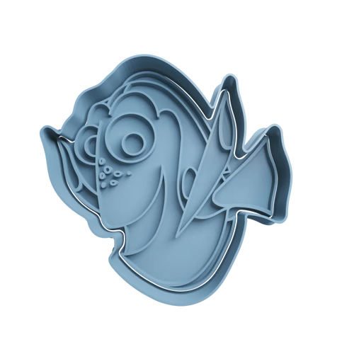 Emporte-pièce dory poisson chirurgien bleu regal