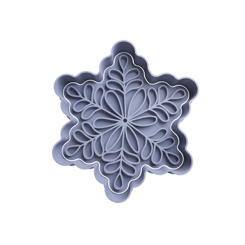 Emporte-pièce en forme de flocon de neige