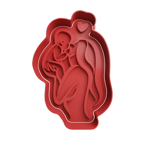 Emporte-pièce mère avec bébé