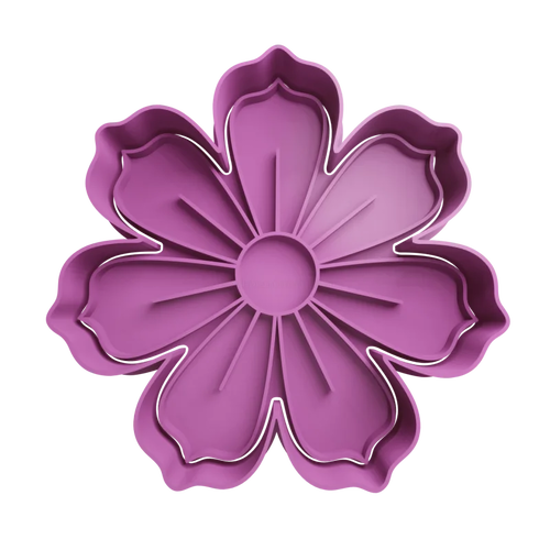 Emporte-pièce fleurs à 7 pétales