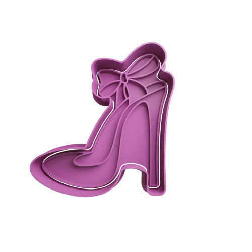 Emporte-pièce barbie en forme de chaussures à talons pour femmes