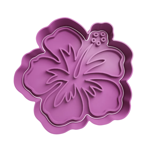 Emporte-pièce en forme de fleur d'hibiscus hawaïen