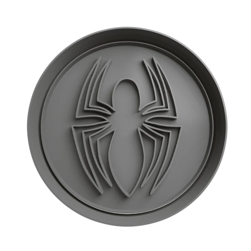 Emporte-pièce en forme de logo spiderman