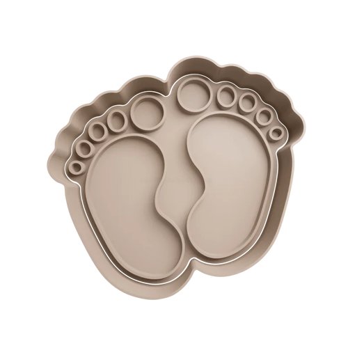 Emporte-pièce en forme de pied de bébé