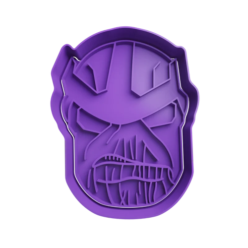 Emporte-pièce en forme de tête de thanos