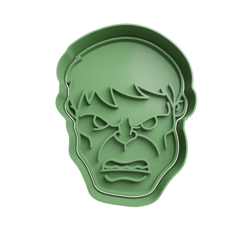 Emporte-pièce en forme de tête de hulk