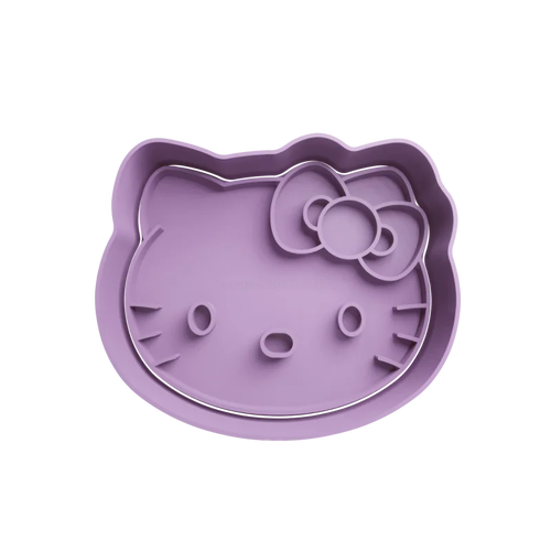 Emporte-pièce en forme de tête de hello kitty