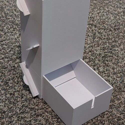 Breakdown dice tower w/ storage