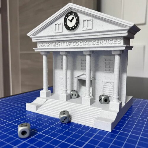 Back to the future dice tower - hill valley clock tower