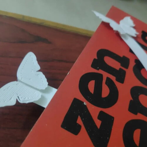 Butterfly bookmarks origami style
