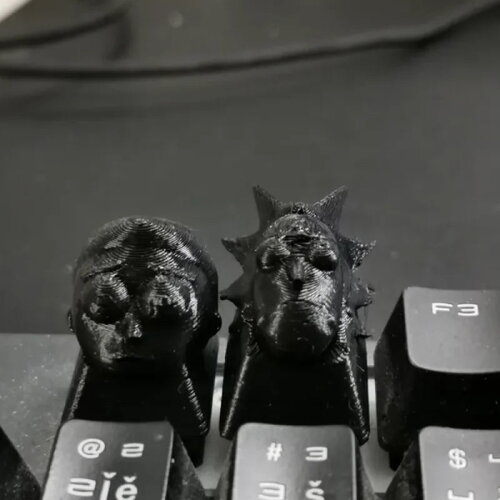 Rick sanchez mechanical keyboard keycap