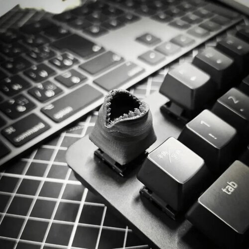 Mouth keycaps