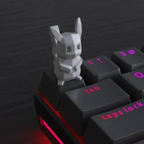 Keycap basse poly pikachu