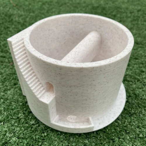 Vase planteur zen avec passage