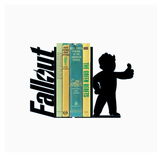 Porte-livre fallout vault, serre-livre