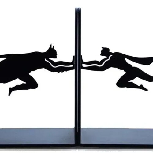 Porte-livre batman vs superman, serre-livre