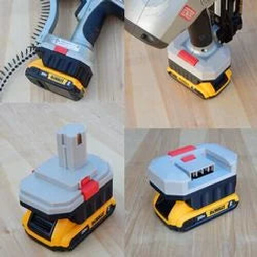 Adaptateur de batterie bosch 18v nicad à dewalt 20v max