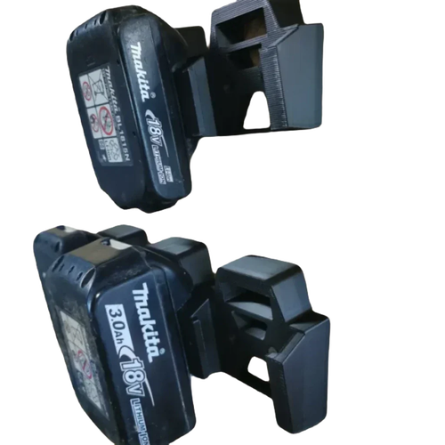 Support de batterie makita 18v incliné