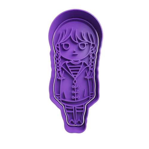 Emporte-pièce &quot;wednesday addams&quot; pour des biscuits envoûtants