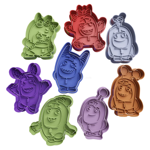 Ensemble de découpoirs à biscuits oddbods