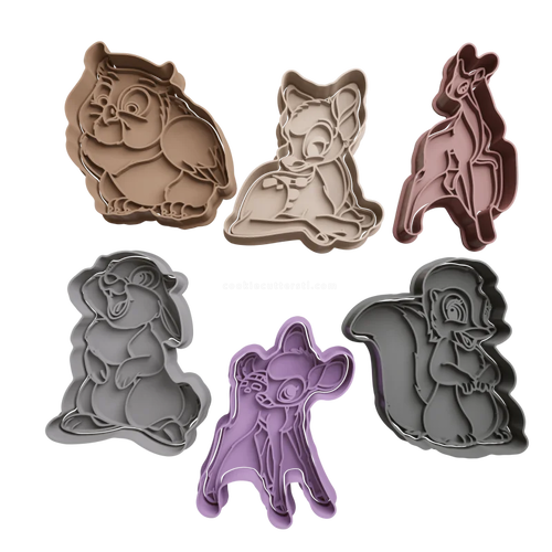 Ensemble d'emporte-pièces bambi : pour des cookies adorables et délicieux !
