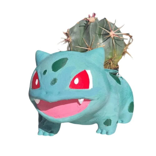 Jardinière avec trous de drainage:  bulbizarre : pokémon