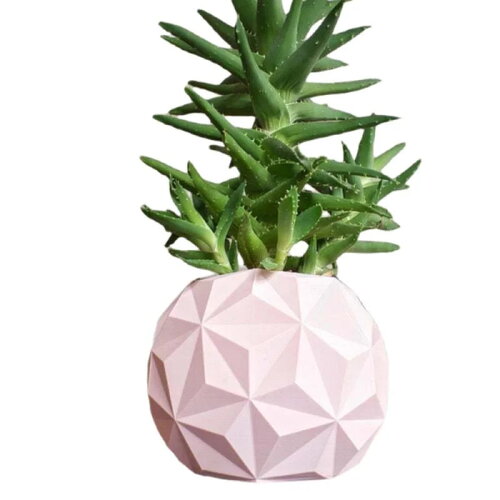 Pot de jardinière géodésique