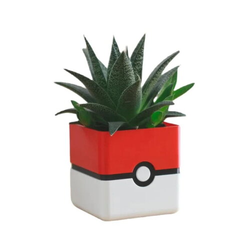 Pot de plante minimaliste pokéball pokémon