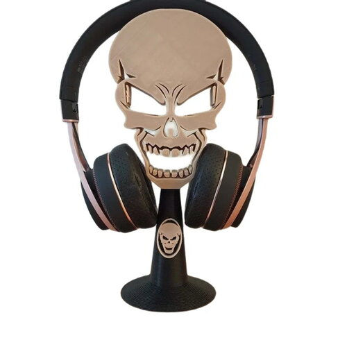 Support pour casque : crâne