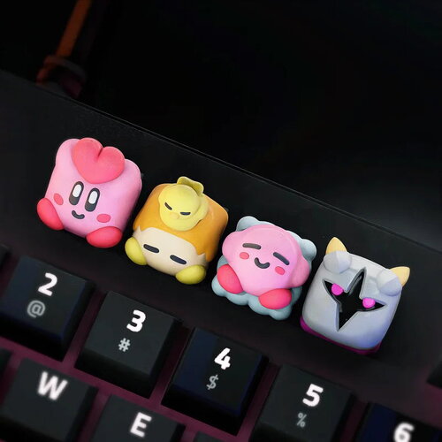 Keycaps kirby - clavier mécanique