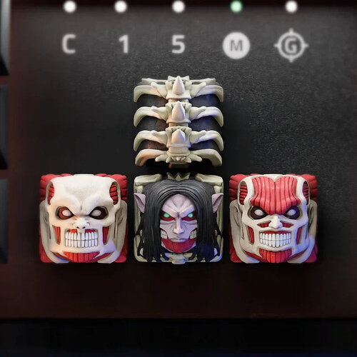The rumbling keycaps - clavier mécanique