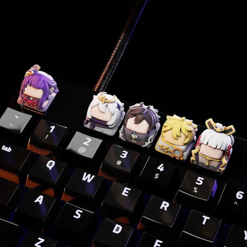 Genshin impact keycaps  - clavier mécanique