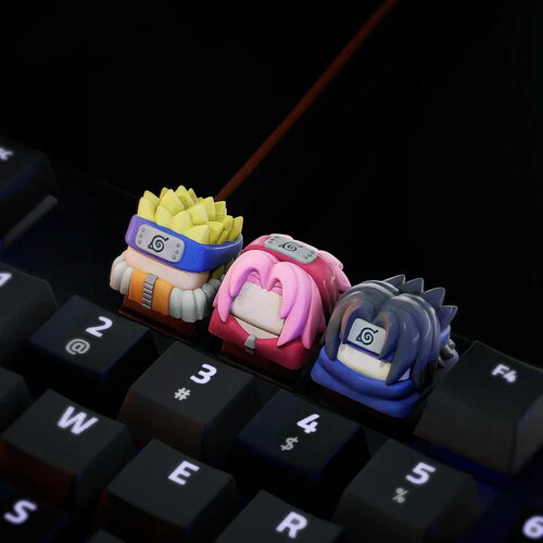 Naruto starters keycaps - clavier mécanique