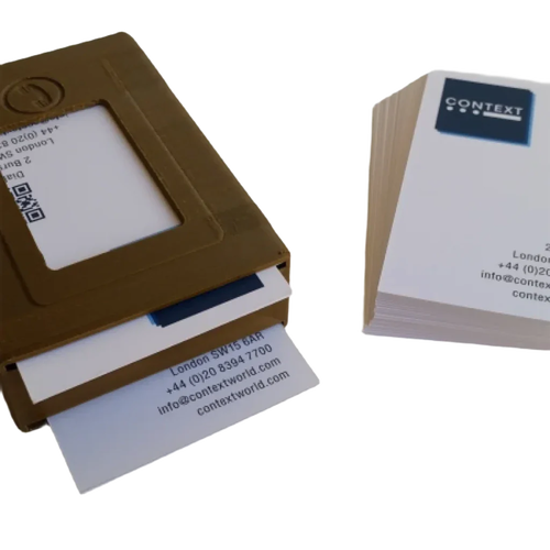 Étui double pour cartes de visite