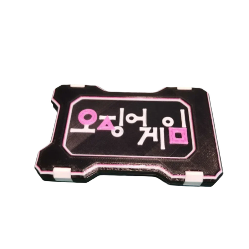 Porte-cartes  avec le logo squid game