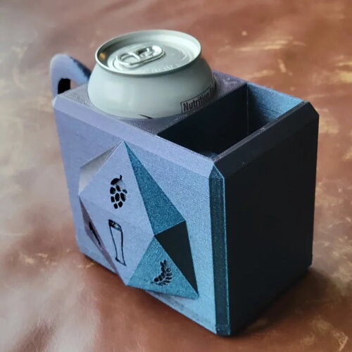 Koozie pour canettes de la tour de dés d20