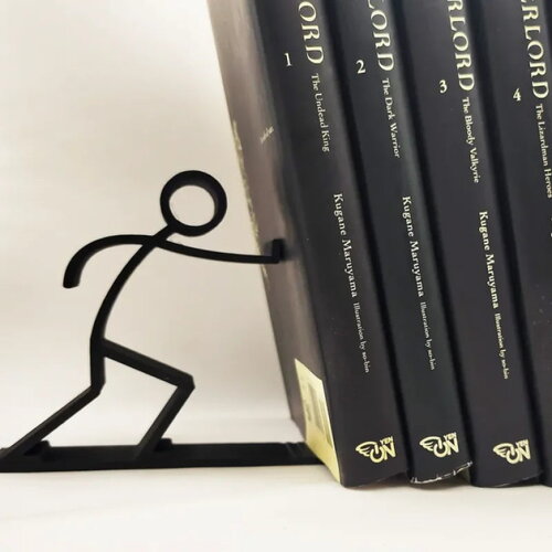 Serre-livres stickman